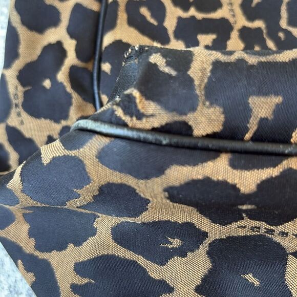 Fendi leopard print canvas bag - Picture 7 of 13